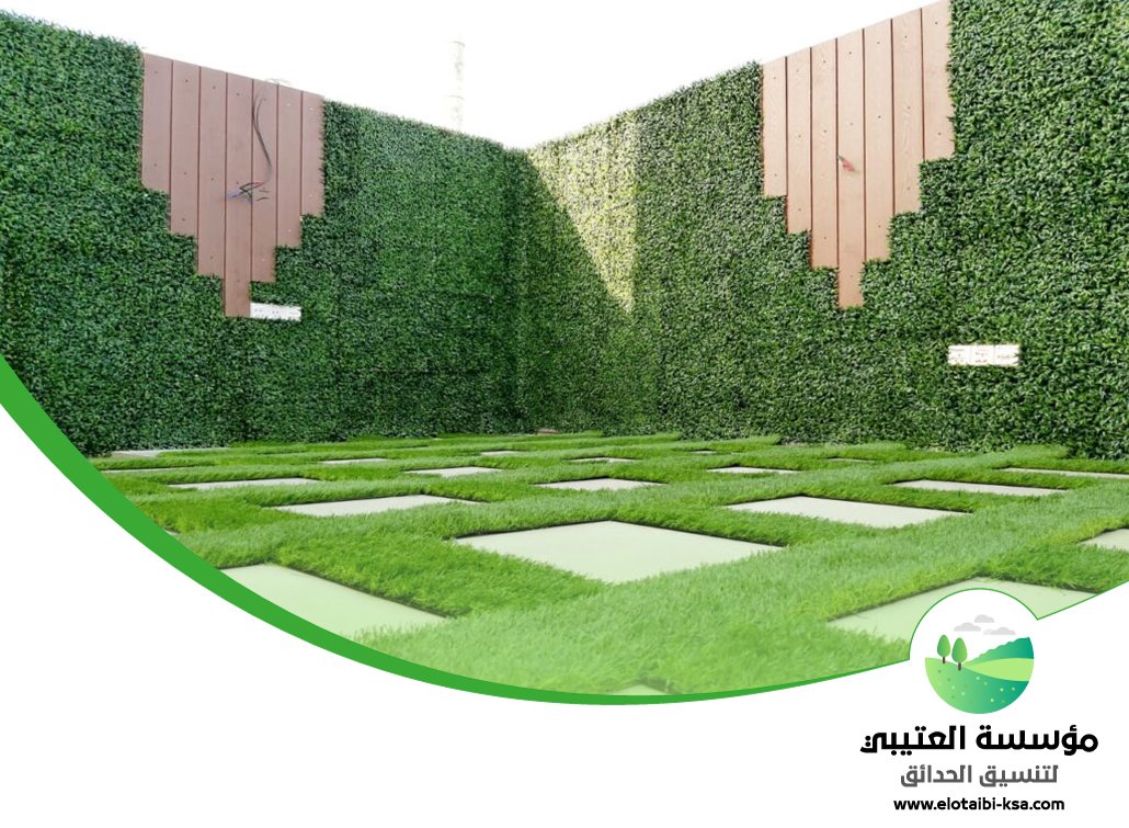 تركيب عشب جداري شرق الرياض