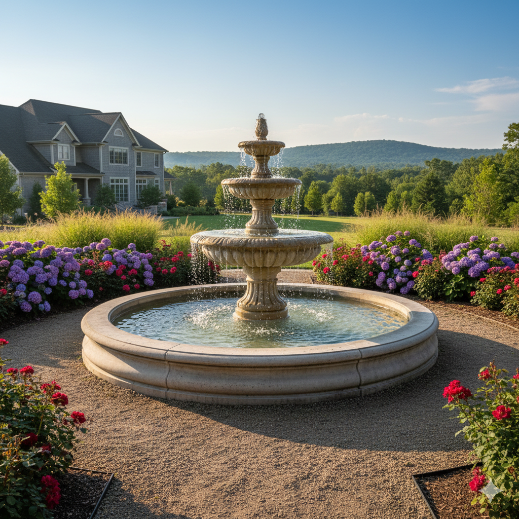 افضل شركة تنسيق حدائق 42 نوافير